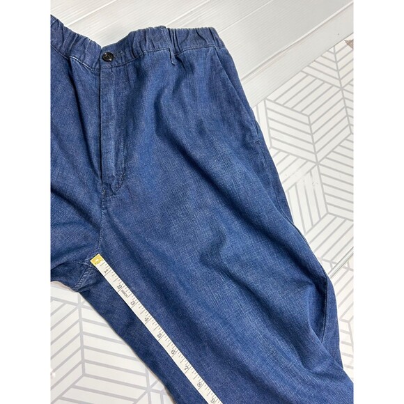 Arts & Science Japan Relax Easy Denim Pants Men's 30"-32" Size 2 Drawstring j - Picture 6 of 10
